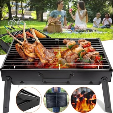GRILL SKŁADANY PRZENOŚNY GRILL PICNIC DO GOTOWANIA NA ŚWIEŻYM POWIETRZU