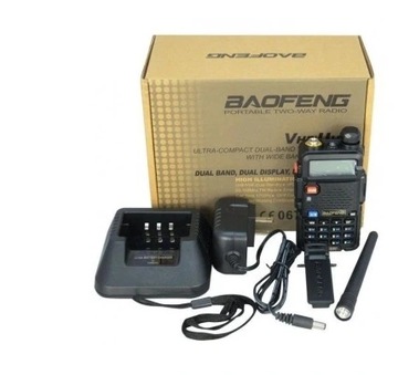 BAOFENG UV-5R 5W krótkofalówka radiotelefon 1 szt