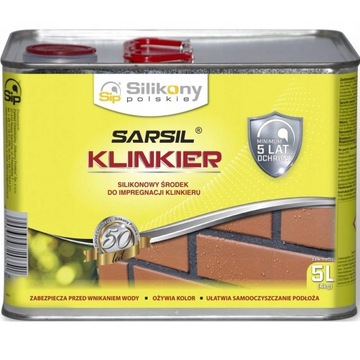 SARSIL klinkier - impregnat do klinkieru cegły 5 L