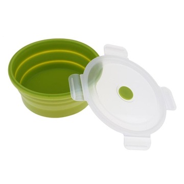 Składane miski kempingowe 900 ml zielone