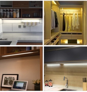 СВЕТОДИОДНАЯ ЛЕНТА С ПРОФИЛЕМ БЕЗ НЕОБХОДИМОСТИ ПИТАНИЯ 230В 1М