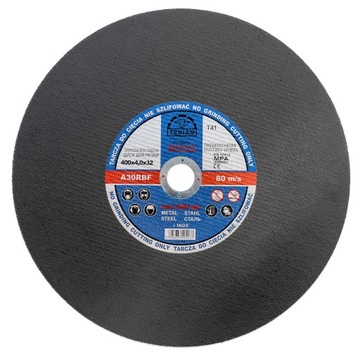 TARCZA DO CIĘCIA METAL + INOX 400 x 32 x 4,0 TEDIAM