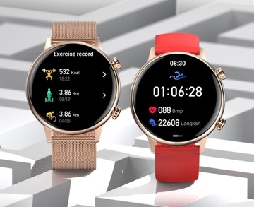 Zegarek SMARTWATCH Rubicon ROZMOWY MENU PL PULS