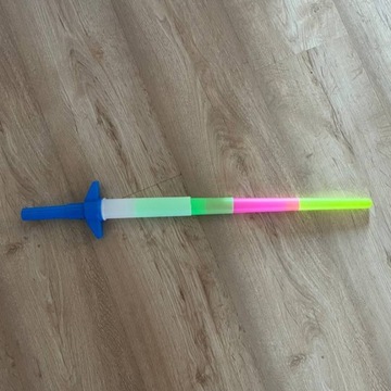 1 СВЕТОДИОДНЫЙ ТЕЛЕСКОПИЧЕСКИЙ СВЕТОВОЙ МЕЧ СКЛАДНОЙ С БАТАРЕЯМИ LED BONDER