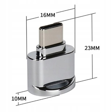 Мини-высокоскоростное устройство чтения типа C и USB3.0 со скоростью 5 Гбит/с для