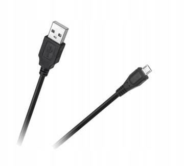 KABEL MICRO USB WTYK A DO TELEFONU APARATU 1m