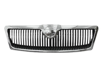 Atrapa Grill Zderzak Przód chrom maski SKODA OCTAVIA 2 II 2004-2012