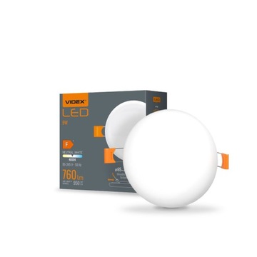 Oprawa podtynkowa wpuszczana Videx 9W zintegrowane źródło LED 230V 9,1 cm