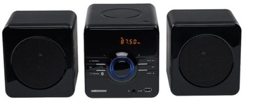 Miniwieża MEDION+PILOT z modułem Bluetooth Radiem CD-MP3 USB 2x5W LCD