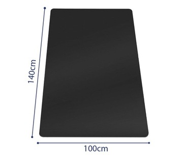 Mata PVC 140x100cm - czarna
