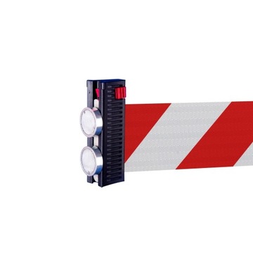 Уличный промышленный столбик с лентой 2,8 м.