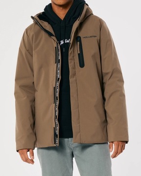 Kurtka Abercrombie Hollister L all-weather sherpa