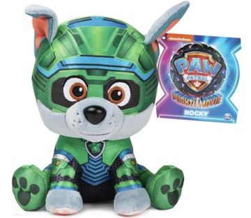 Psi Patrol Maskotka Plusz The Mighty Movie Rocky 15 cm