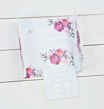 ПОЗОЛОЧЕННЫЕ СВАДЕБНЫЕ ПРИГЛАШЕНИЯ В ГЛАМУРНОЙ КОРОБКЕ - 2 ШТ.