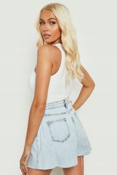 Boohoo NG2 bcu BIAŁE BODY STRINGI XXL