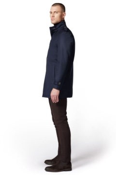 Мужской переходный темно-синий тренч Próchnik PM2 48