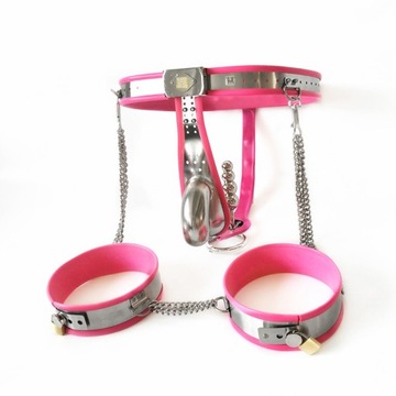 Мужской розовый силикон из нержавеющей стали Т-образный C