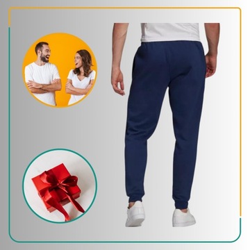 Spodnie Męskie Adidas Dresowe Granatowe Bawełna Entrada 22 Sweat Pants XL