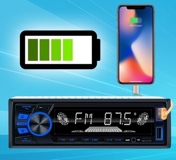 АВТОМОБИЛЬНОЕ РАДИО 1DIN USB SD BLUETOOTH МИКРОФОН