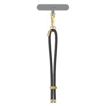 UNIQ Coehl Laurel Handstrap uniwersalny sznurek do telefonu na rękę czarny/