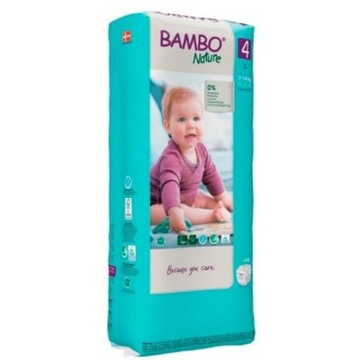 3x Pieluszki Bambo Nature 4 Maxi 7-14kg PAMPERSY