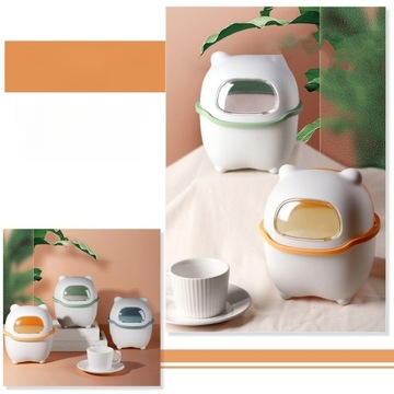 MIŚ KOSZ NA ŚMIECI KOSZE NA ŚMIECI MAŁY MINI STOLIK