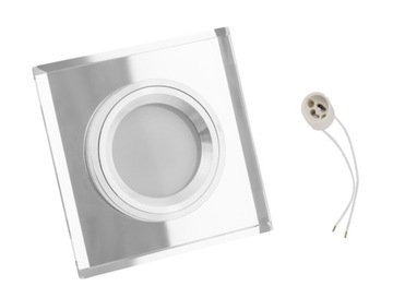 Oprawka halogenowa szklana do LED na 230V GU10