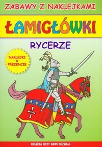 Rycerze Łamigłówki zabawy z naklejkami 5+
