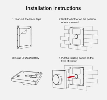 ВРАЩАЮЩАЯСЯ ПАНЕЛЬ MILIGHT ДИСТАНЦИОННЫЙ CCT ЧЕРНАЯ K1B