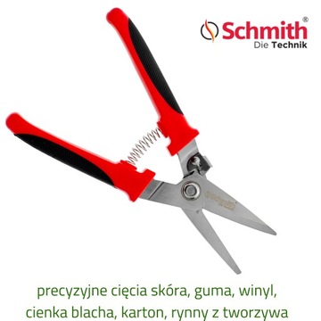 Szczypce Nożyczki Do Cięcia Skóra Guma PCV SCHMITH