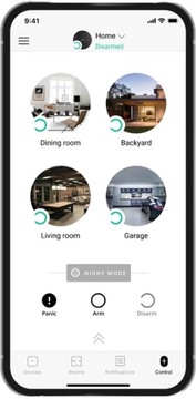 BEZPRZEWODOWY system alarmowy AJAX 6 czujników PIR