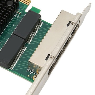 Сетевая карта PCIe 10/100/1000 Мбит/с, медный разъем RJ45