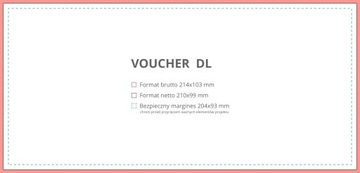 Ваучер | Подарочный сертификат PRINT DL 100 шт. + Графический дизайн.