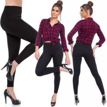 LEGGINSY WYSOKI STAN Z PANELEM JAKOŚĆ PREMIUM LWP