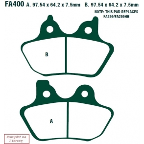 EBC Klocki hamulcowe HARLEY DAVIDSONR FLSTF/FLSTFI FAT BOY (00-07)