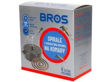 СПИРАЛЬ ОТ КОМАРОВ И МУХ BROS 6 ШТ.