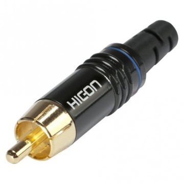 HICON HI-CM06-BLU wtyk kablowy RCA