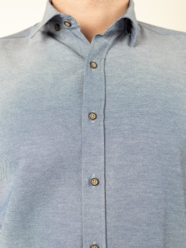 Мужская элегантная рубашка CASUAL SLIM GRAPHITE XL