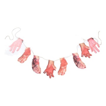 Хэллоуинская вечеринка с искусственными руками и ногами