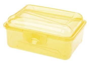LUNCHBOX 10.5*14*7 22973 ŻÓŁTY