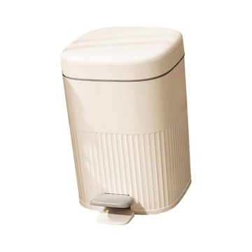 Kosz na śmieci z pokrywką Step Kosz na śmieci do garażu Sunroom 10 l, biały