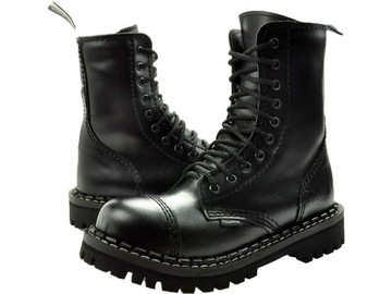 WYSOKIE LEGENDARNE GLANY SKÓRZANE METAL NOSE 45 CZ