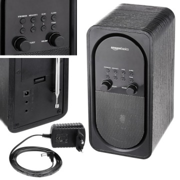 Bluetooth AUX FM-РАДИО ДИНАМИК БЕСПРОВОДНОЙ DAB+ ПОРТАТИВНЫЙ ВИНТАЖНЫЙ БУДИЛЬНИК