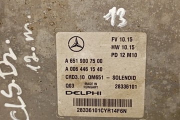 JEDNOTKA MOTORU MERCEDES-BENZ CLS (C218) A6519007500 2.1L DIESEL 150KW