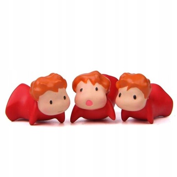 3pcs Ponyo On The Cliff Figure Toy