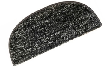 DYWANIKI NA SCHODY NAKŁADKI SZARE 64x24x3cm FRYZ STALOWE