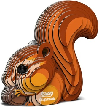 EUGY Eko Układanka Puzzle 3D WIEWIÓRKA