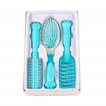 НАБОР ЩЕТКОВ ДЛЯ ВОЛОС 3 ​​шт. Различные цвета.