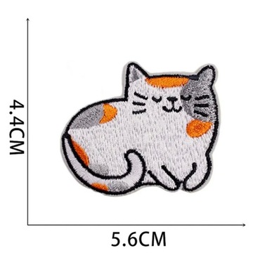 Вышивка термо -патч для одежды 15 разных кошек