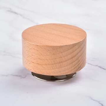 Деревянная музыкальная шкатулка, круглая вращающаяся восьмиугольная шкатулка Crea